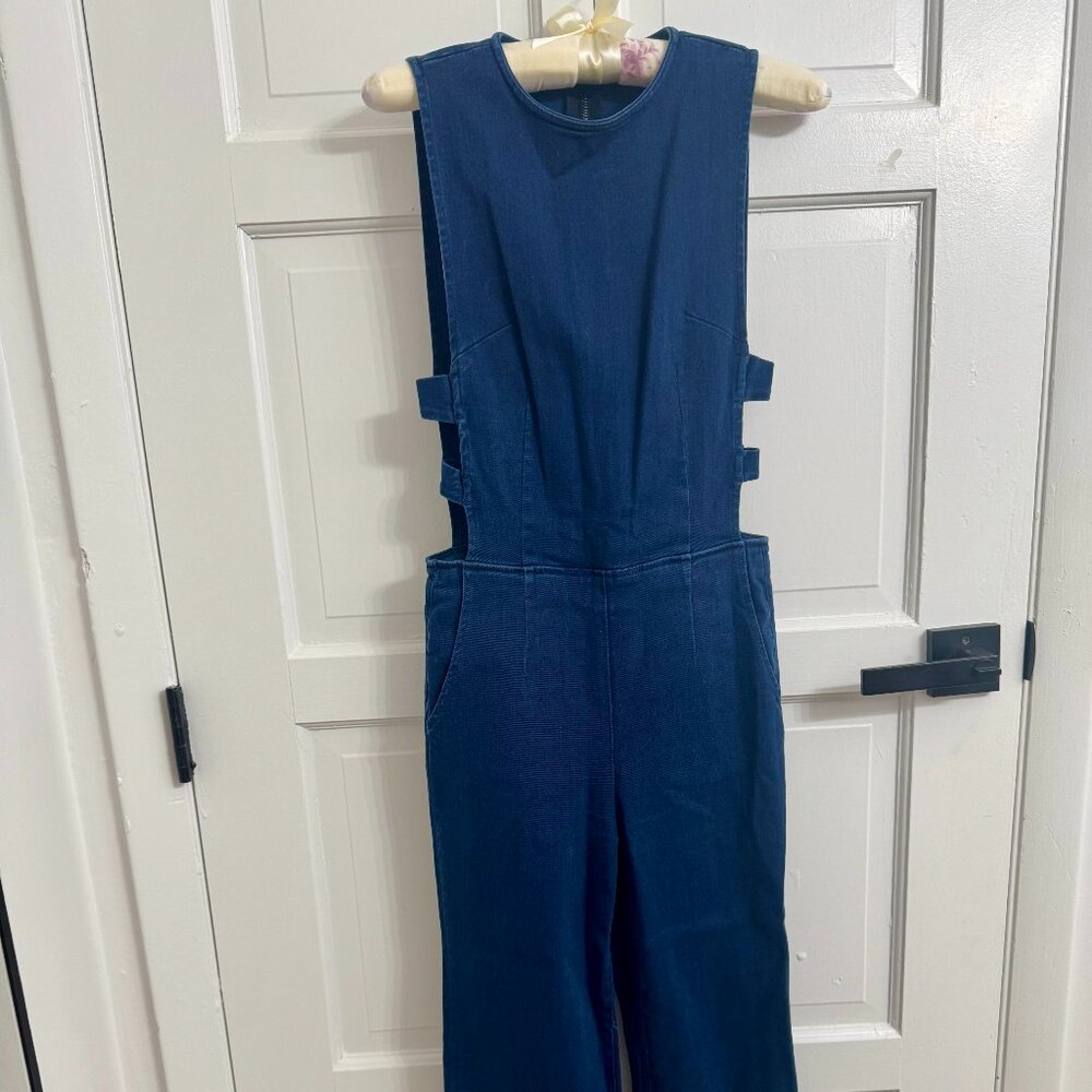 3x1 Tabby Denim Cutout Jumpsuit